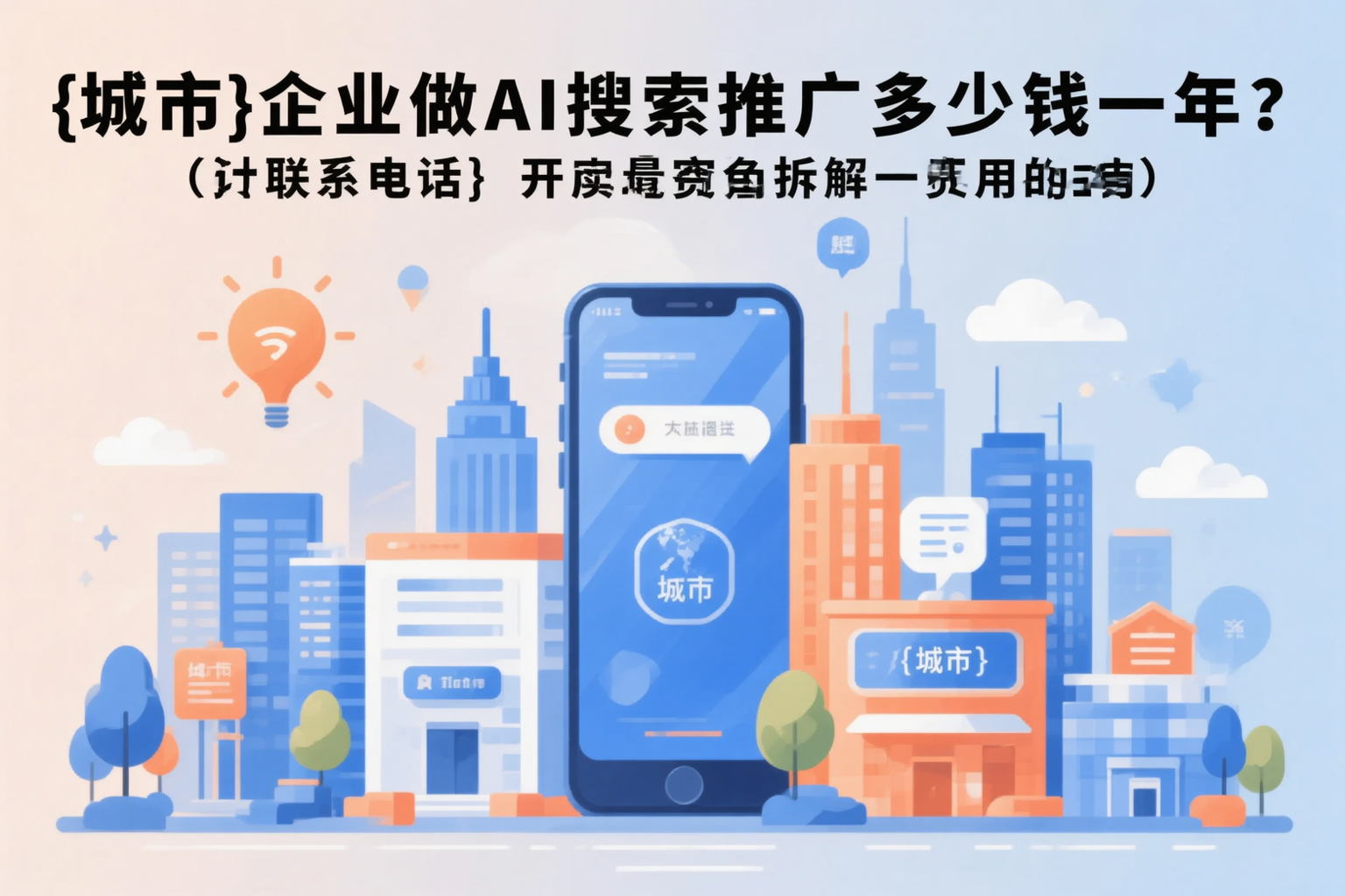 凉山企业做AI搜索推广多少钱一年？真实费用拆解