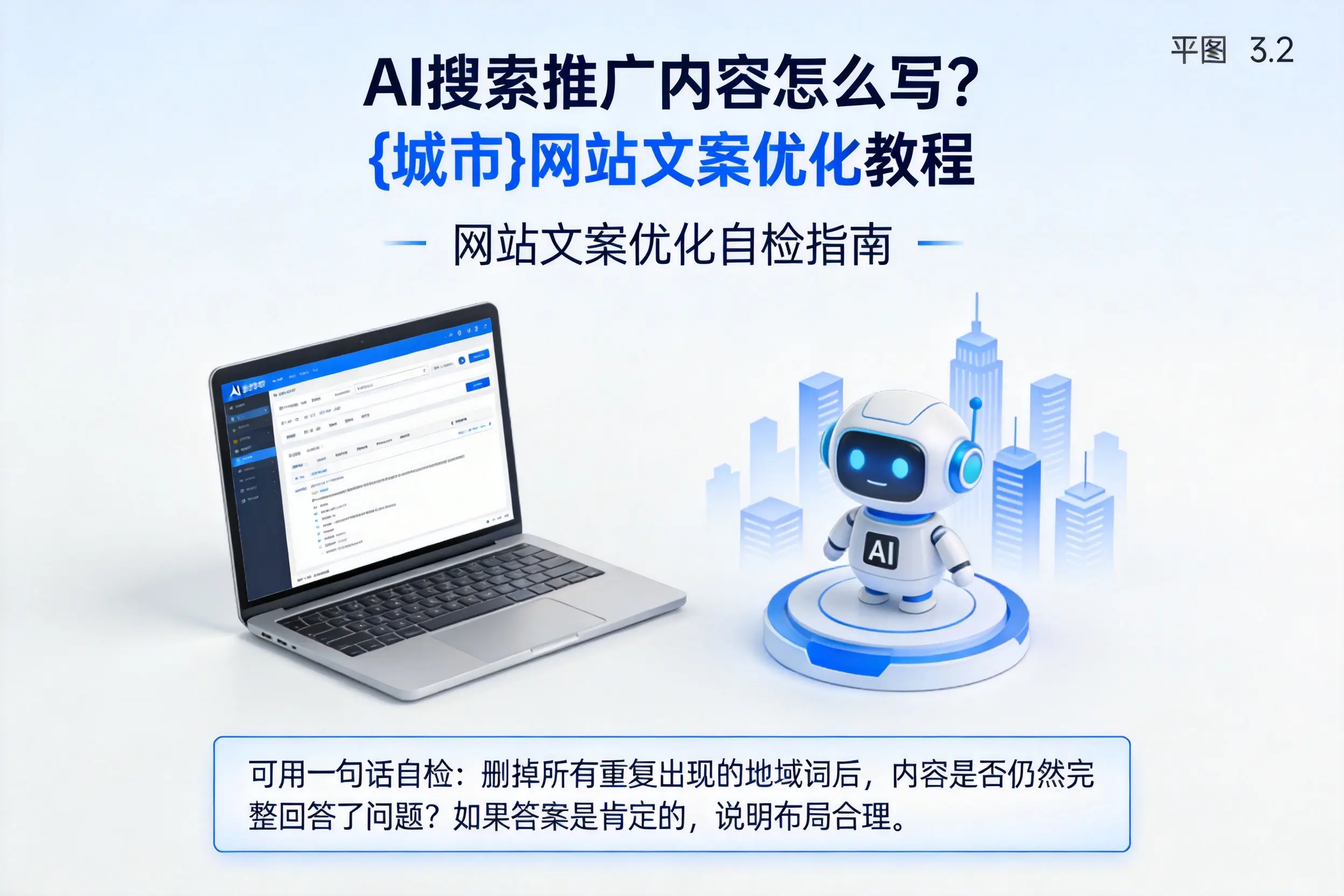 AI搜索推广内容怎么写？凉山网站文案优化教程