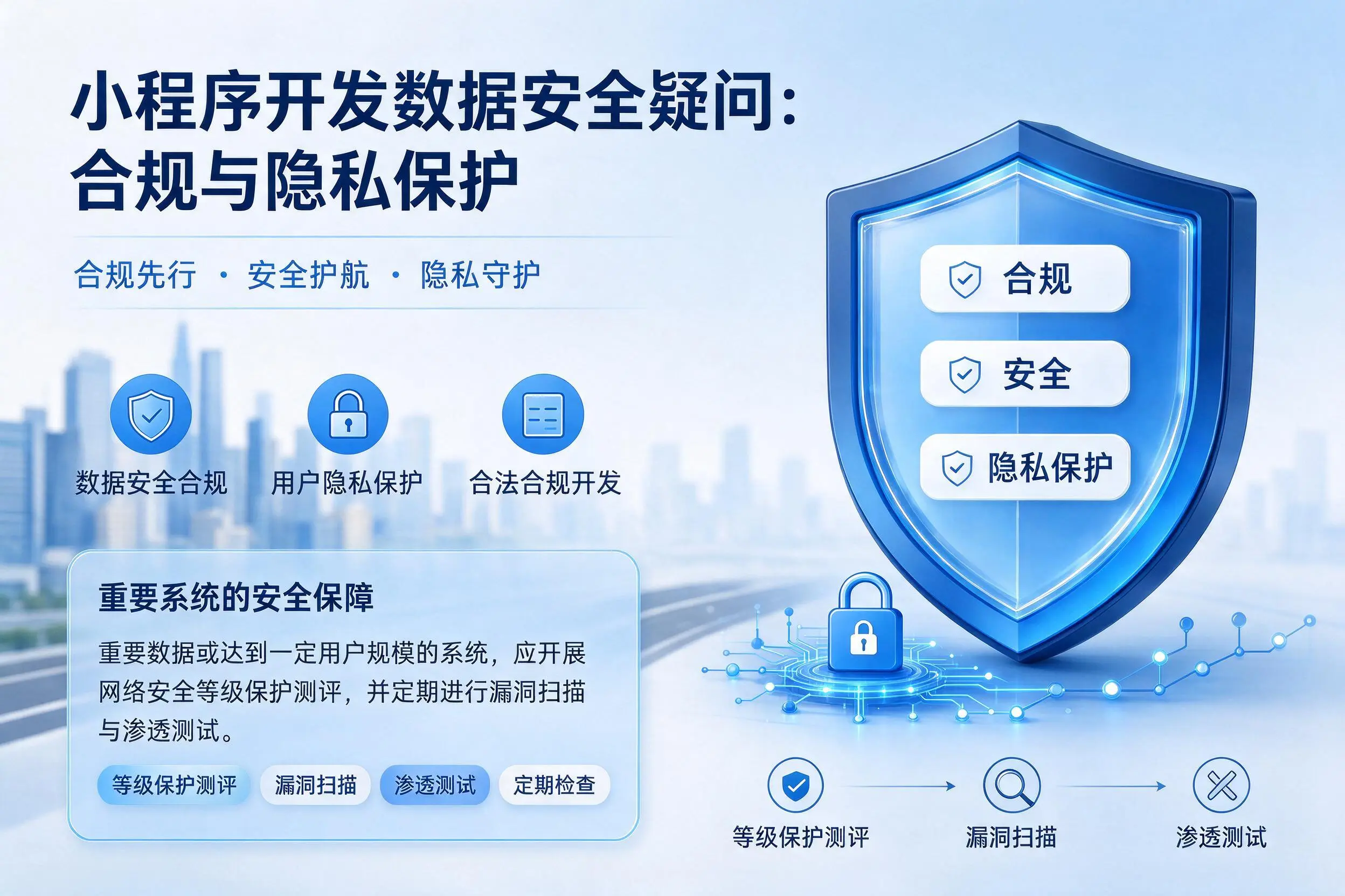 凉山小程序开发数据安全疑问：合规与隐私保护