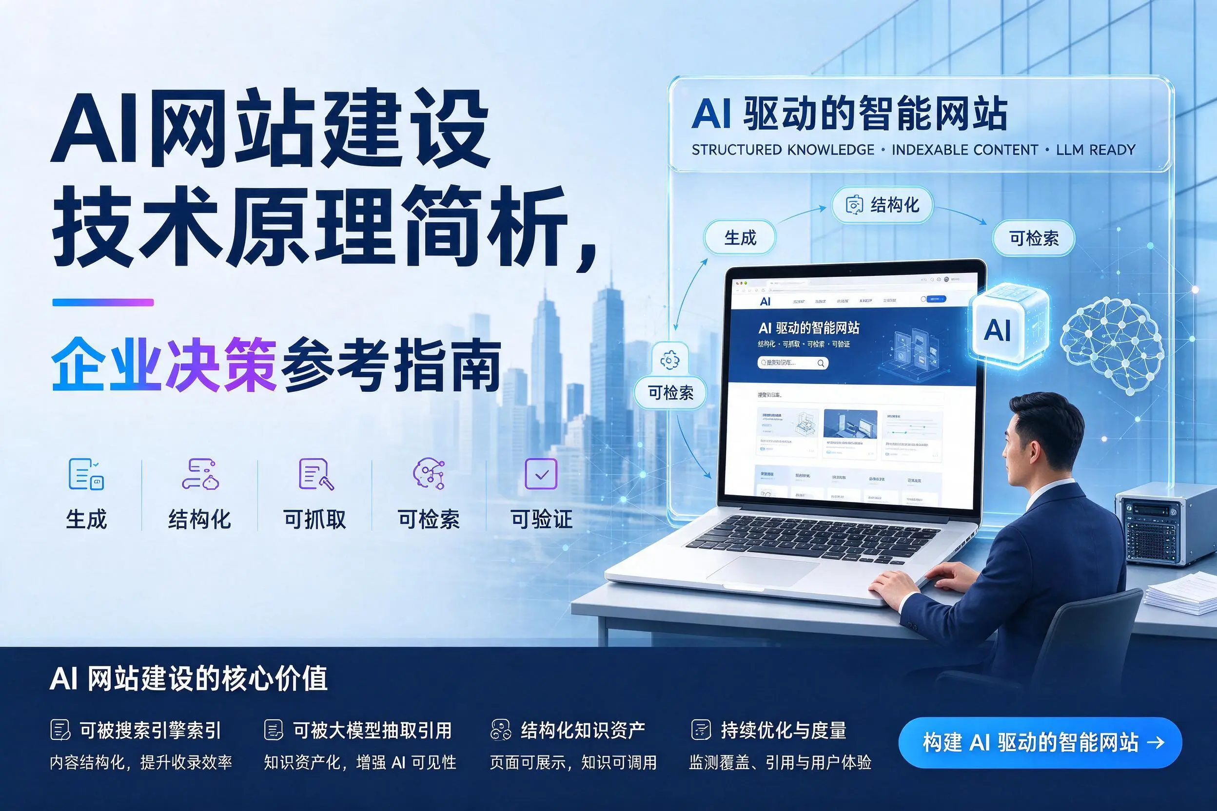 AI网站建设技术原理简析，凉山企业决策参考指南