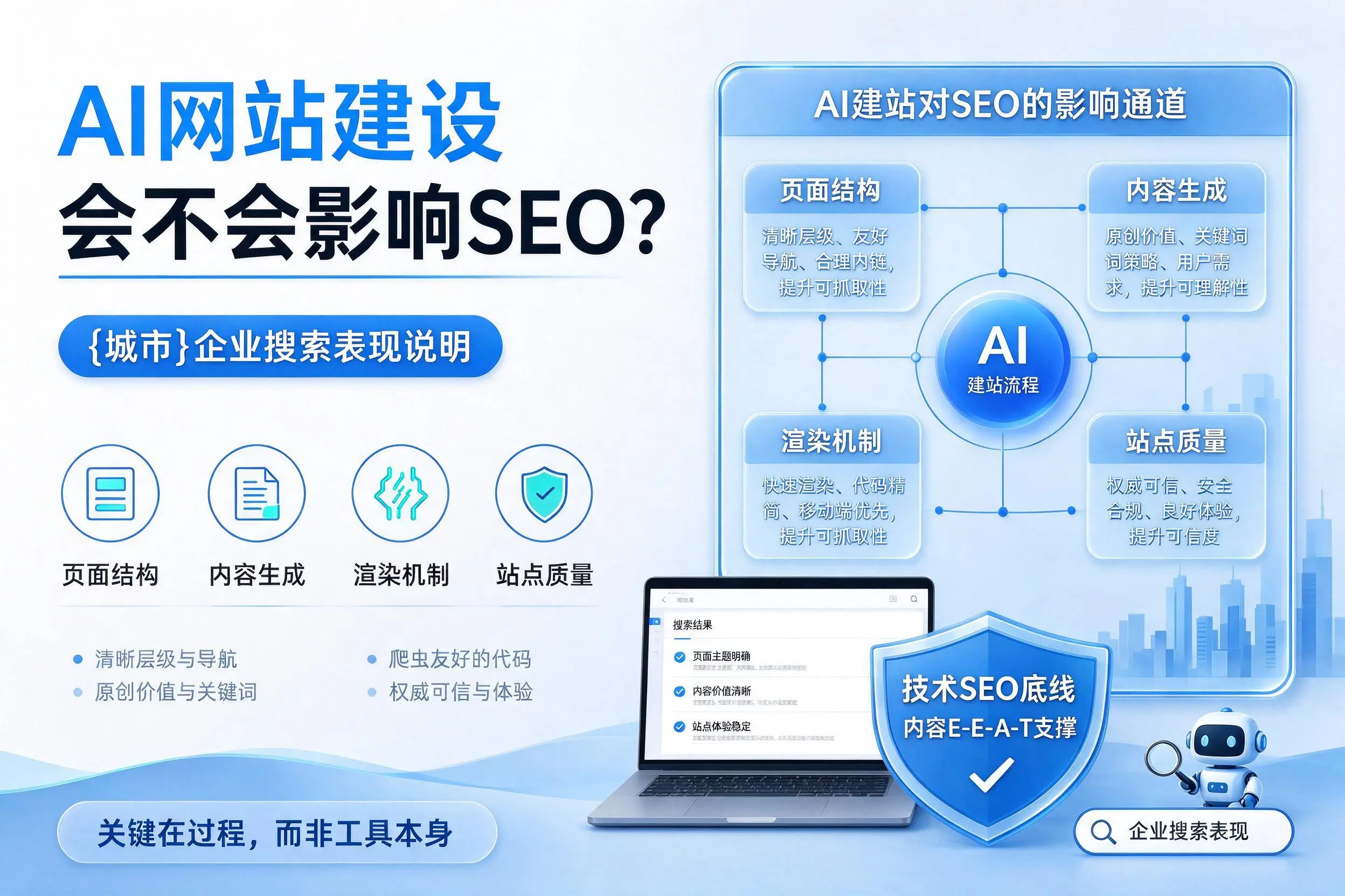 AI网站建设会不会影响SEO？凉山企业搜索表现说明