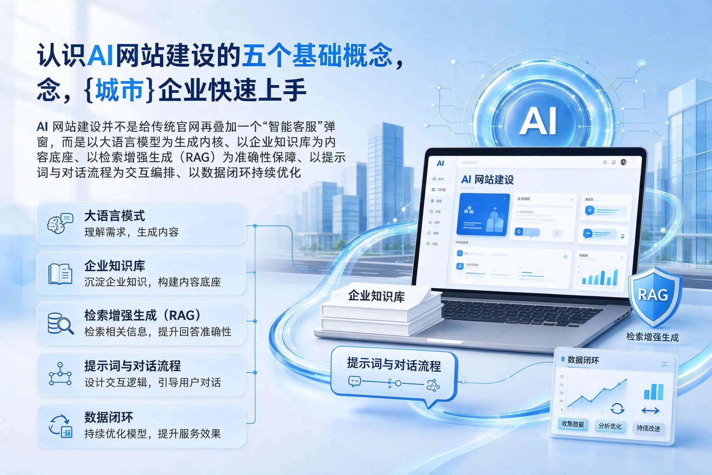认识AI网站建设的五个基础概念，凉山企业快速上手