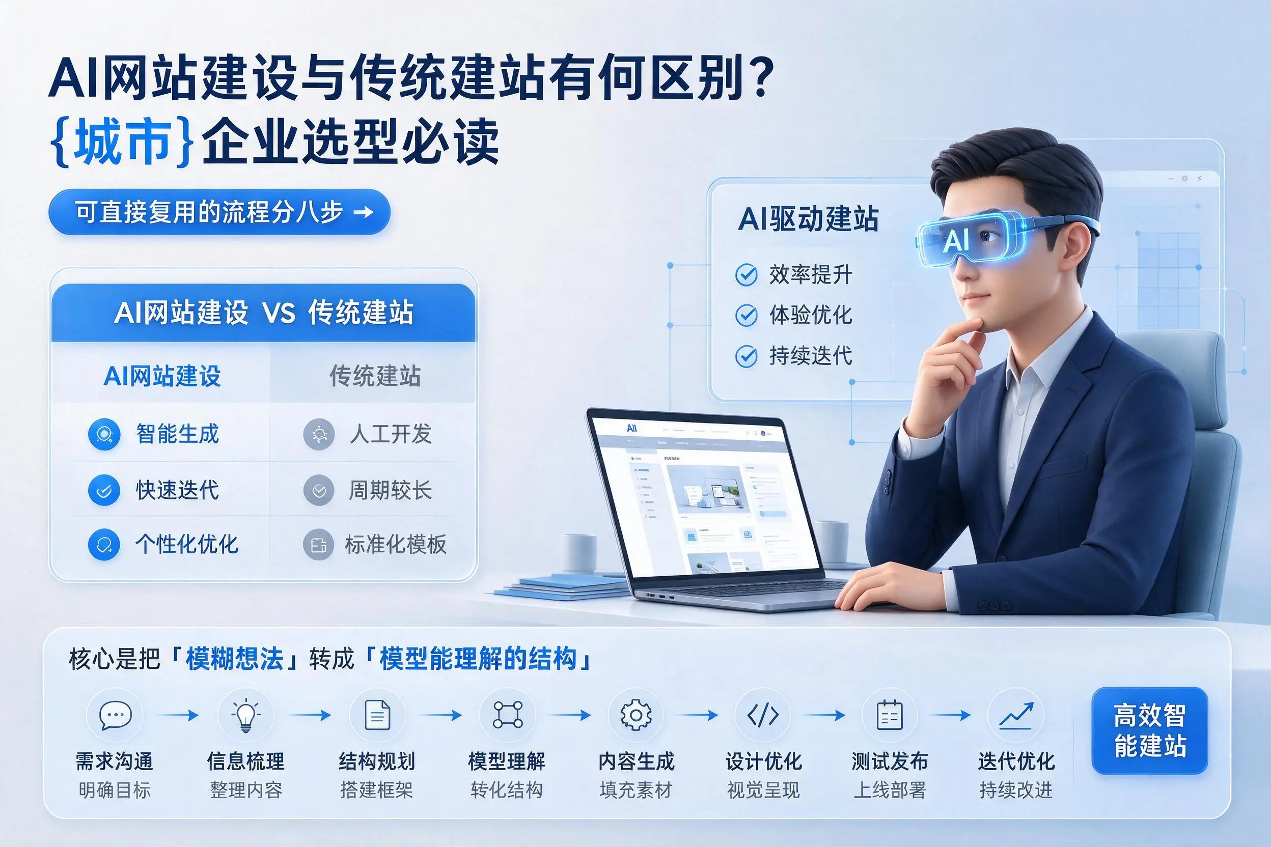 AI网站建设与传统建站有何区别？凉山企业选型必读