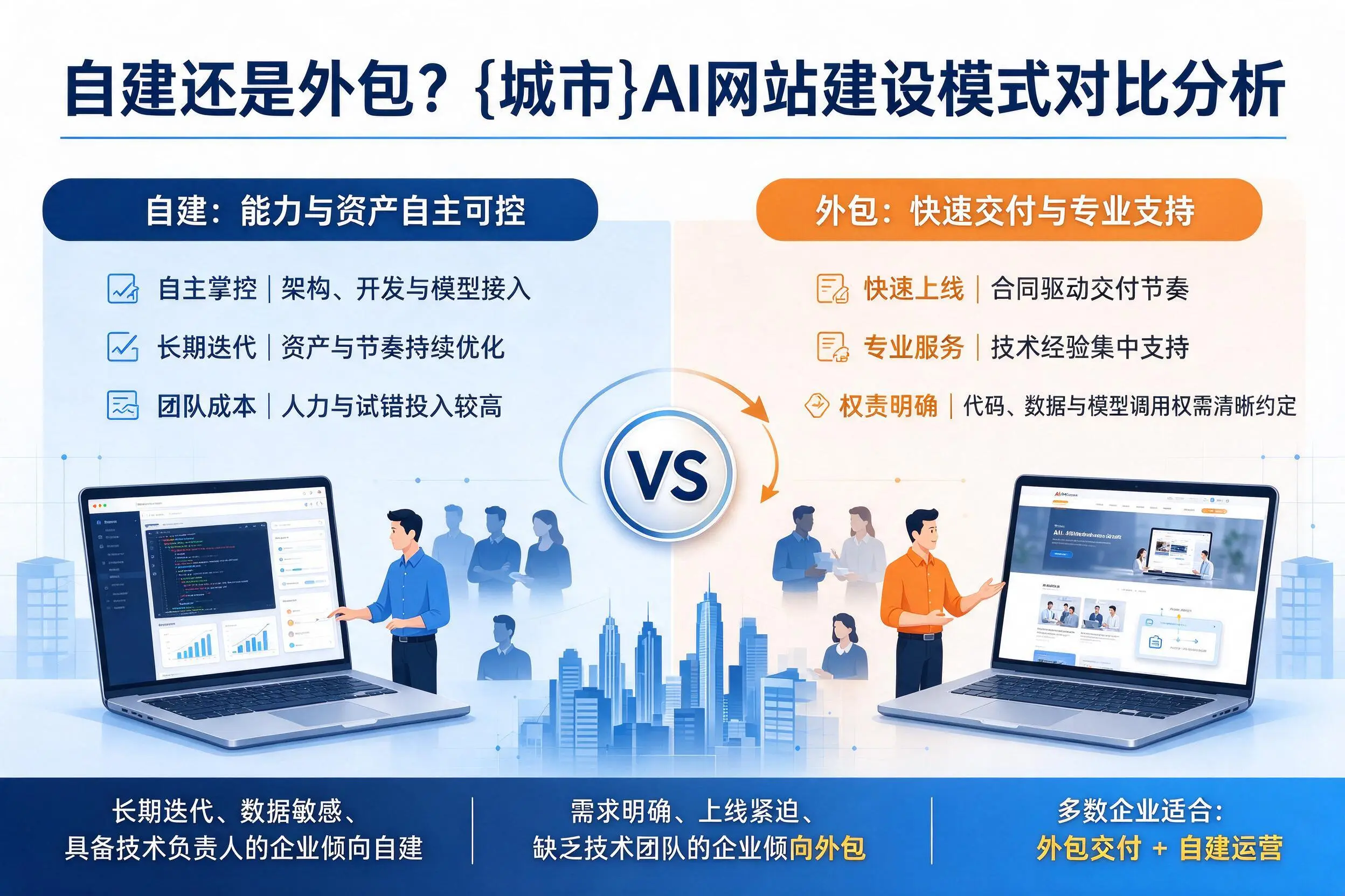自建还是外包？凉山AI网站建设模式对比分析