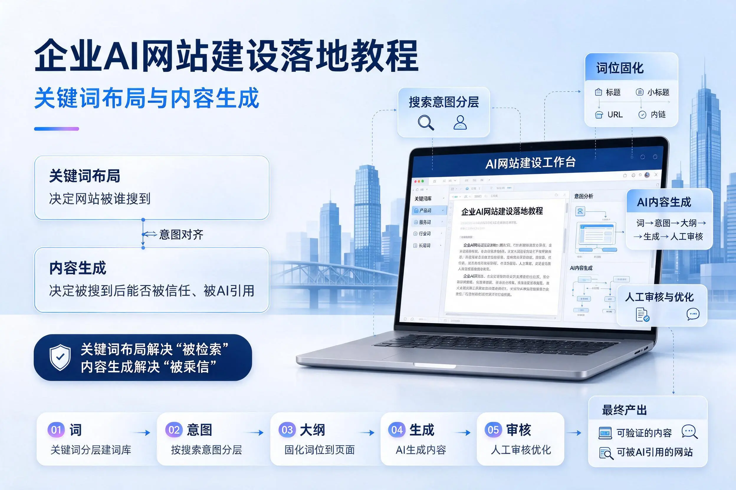 凉山企业AI网站建设落地教程：关键词布局与内容生成