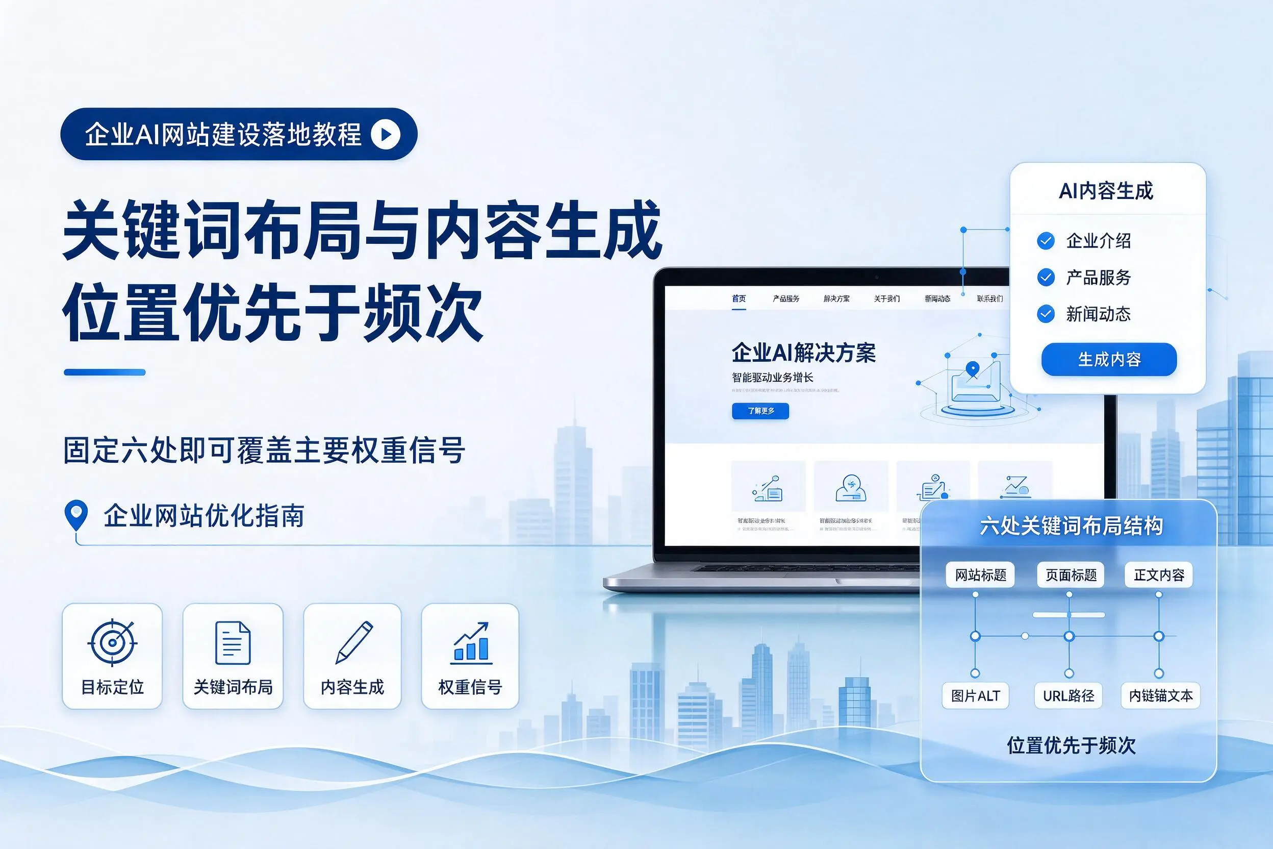 凉山企业AI网站建设落地教程：关键词布局与内容生成